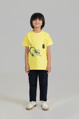 Boys Yellow Rock Tee
