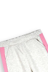 Butterfly Love Girls Winter Tracksuit | 100% Cotton Fleece | Pink Quilted Panels