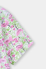 Girls White Swan Top