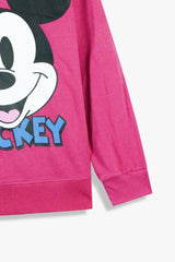 Mickey Mouse Cotton Interlock Set – Sweatshirt & Wide Leg Trouser