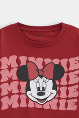 Girls HD Printed Minnie Tee