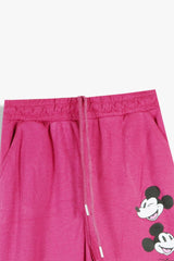 Mickey Mouse Cotton Interlock Set – Sweatshirt & Wide Leg Trouser