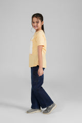 Girls Yellow A Line Hi Top