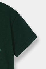 Girls Green Mushroom Tee