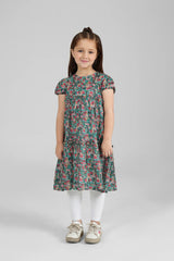 Green Digital Printed Top in Cotton