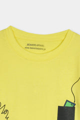 Boys Yellow Rock Tee