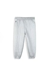 Light Grey Fleece Hoodie Suit for Kids | Cozy Winter 2-Piece Set