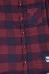 Kids Red Blue  Flannel Casual Shirt
