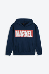 Boys Blue MARVEL Hoodie  ( Fleece)