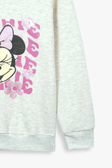 Minnie Mouse Kids Tracksuit | 2-Piece Cotton Fleece Sweatshirt & Joggers Set | Winter Wear