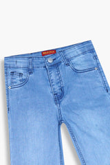Girls Light Blue Flare  Pant