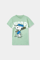 Green Snoopy Tee