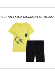 Boys Set of Shorts and Tee