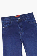 Girls Dark Blue Flare  Pant