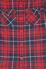 Kids Red  Flannel Casual Shirt