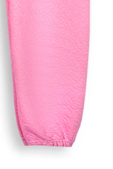 Pink Quilted Winter Suit with Neck Slit | Cozy 2-Piece Lounge Set