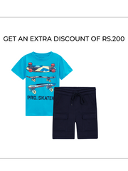 Boys Set of Shorts and Tee