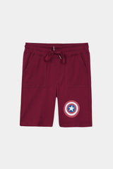Boys Captain America Set of Short & Tee