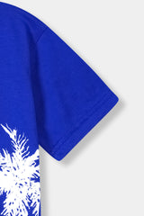 Blue Tropical Vibes Tee