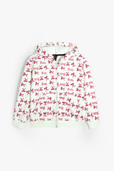 Barbie Print 100% Zip-Up Cotton Terry Hoodie – Heavy GSM