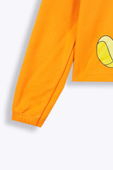 Kids Mickey & Minnie Fleece Tracksuit - Orange & Black