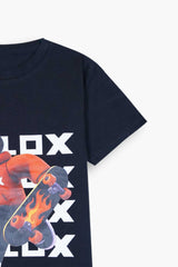 Boys Black Roblox Tee