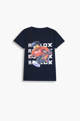 Boys Black Roblox Tee