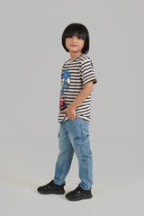 Boys Lining Sonic Tee