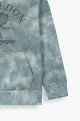 Kids Gray Tie-Dye Terry Tracksuit | 100% Cotton | Winter