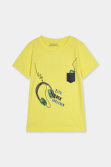 Boys Yellow Rock Tee