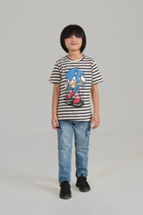 Boys Lining Sonic Tee