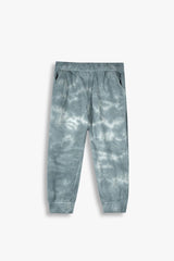 Kids Gray Tie-Dye Terry Tracksuit | 100% Cotton | Winter