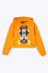 Kids Mickey & Minnie Fleece Tracksuit - Orange & Black