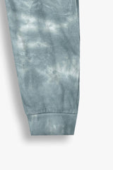 Kids Gray Tie-Dye Terry Tracksuit | 100% Cotton | Winter