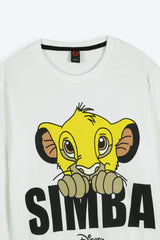 Disney Lion King Kids Tracksuit – Simba Print | 100% Cotton Terry