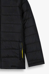 Kids Black Puffer Jacket | Lightweight Winter Outerwear | Warm & Stylish