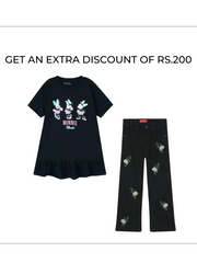Girls Set of Pant and Tee