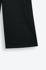 Pikachu Fleece Tracksuit – Yellow Hoodie & Black Wide Leg Pants