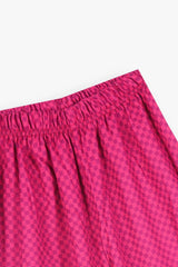 Girls Embroidered 3-Piece checked Suit – Winter Cotton