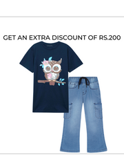 Girls Set of Pant and Tee