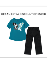 Girls Set of Pant and Tee