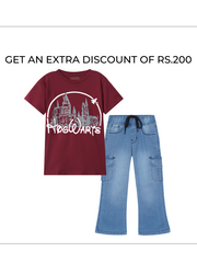 Girls Set of Pant and Tee