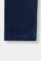 Boys Mid Blue Slim Fit Pant