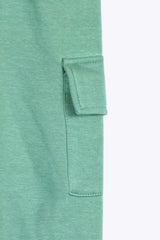 Kids Utility Fleece Tracksuit – Mint Green