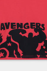 Boys Red Avengers Tee