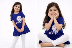 Girls Blue Full MoonTop