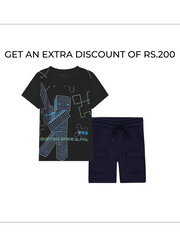 Boys Set of Shorts and Tee