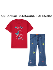 Girls Set of Pant and Tee