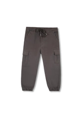 Boys Jogger Cotton 6 Pocket  Cargo Trouser  Dark Brown Color