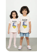 Girls Pink Lining Unicorn A Line Top
